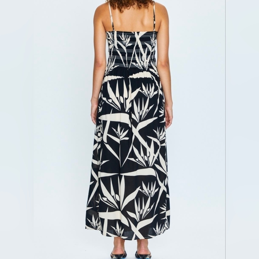 Nwt Pistola Black And White Bianca Midi SunDress Sun Of Paradise Size XS - Picture 2 of 9